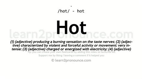 Hot Definition & Meaning .